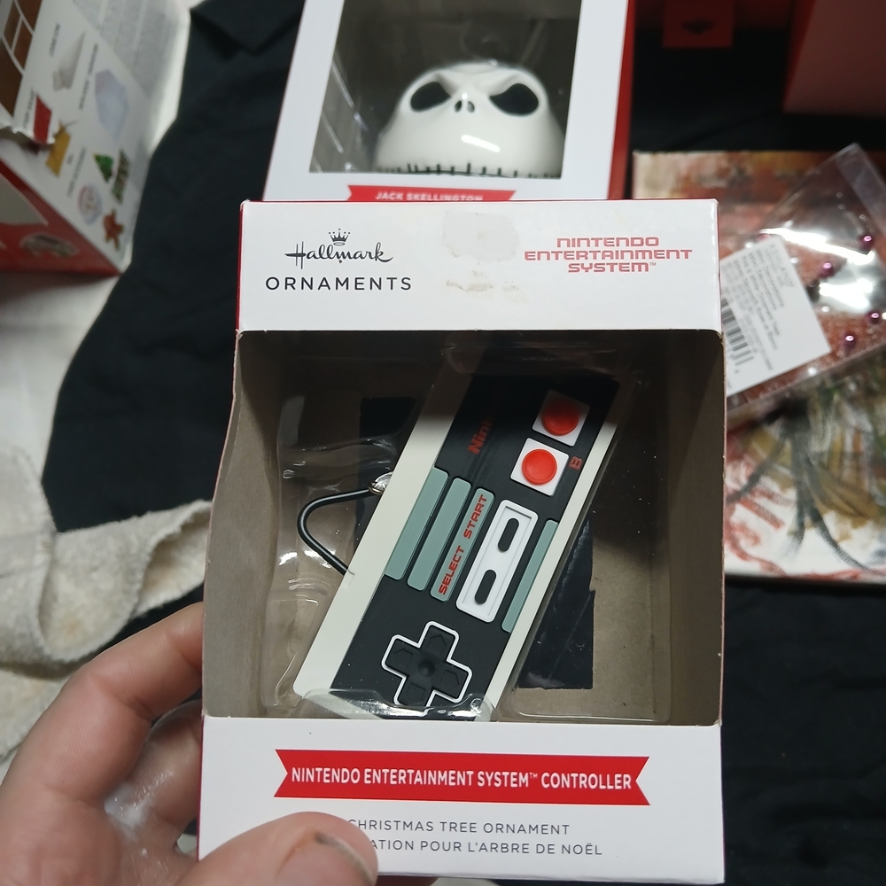 Hallmark Nintendo Entertainment System (NES) Controller Christmas tree ornament.